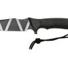 ANV Knives M311 SPELTER DLC Camo Elmax, Black Micarta Handle, Black Kydex Sheath, Cuchillo De Supervivencia