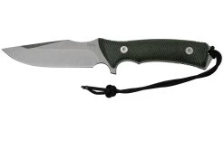 ANV Knives M311 SPELTER Stonewashed Sleipner, Black Handle, Black Kydex Sheath, Cuchillo De Supervivencia