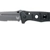 Benchmade 275SGY-1 Sibert Adamas Black G10, Tungsten Grey Serrated Navaja, Shane Sibert Design