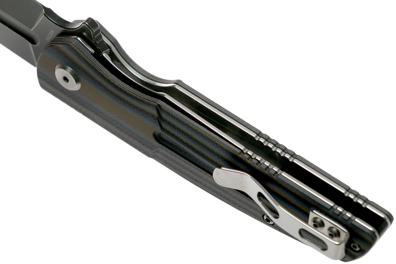 Bestech Fin BG34D-3 Black SW/Negro-Azul-Marròn G10 Navaja - Imagen 5