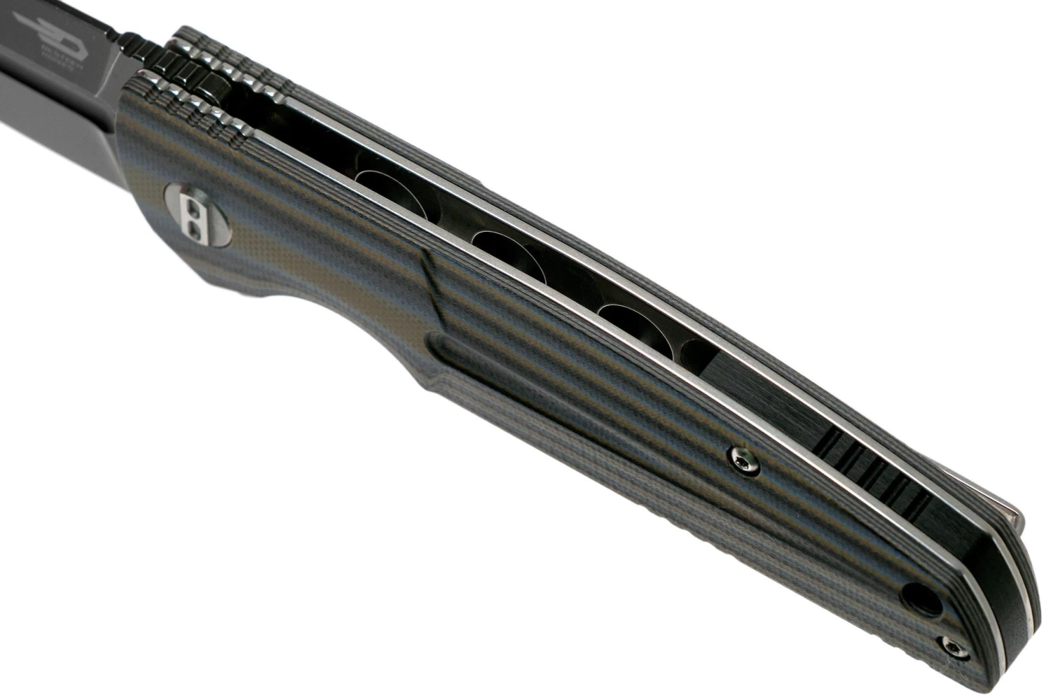 Bestech Fin BG34D-3 Black SW/Negro-Azul-Marròn G10 Navaja - Imagen 7