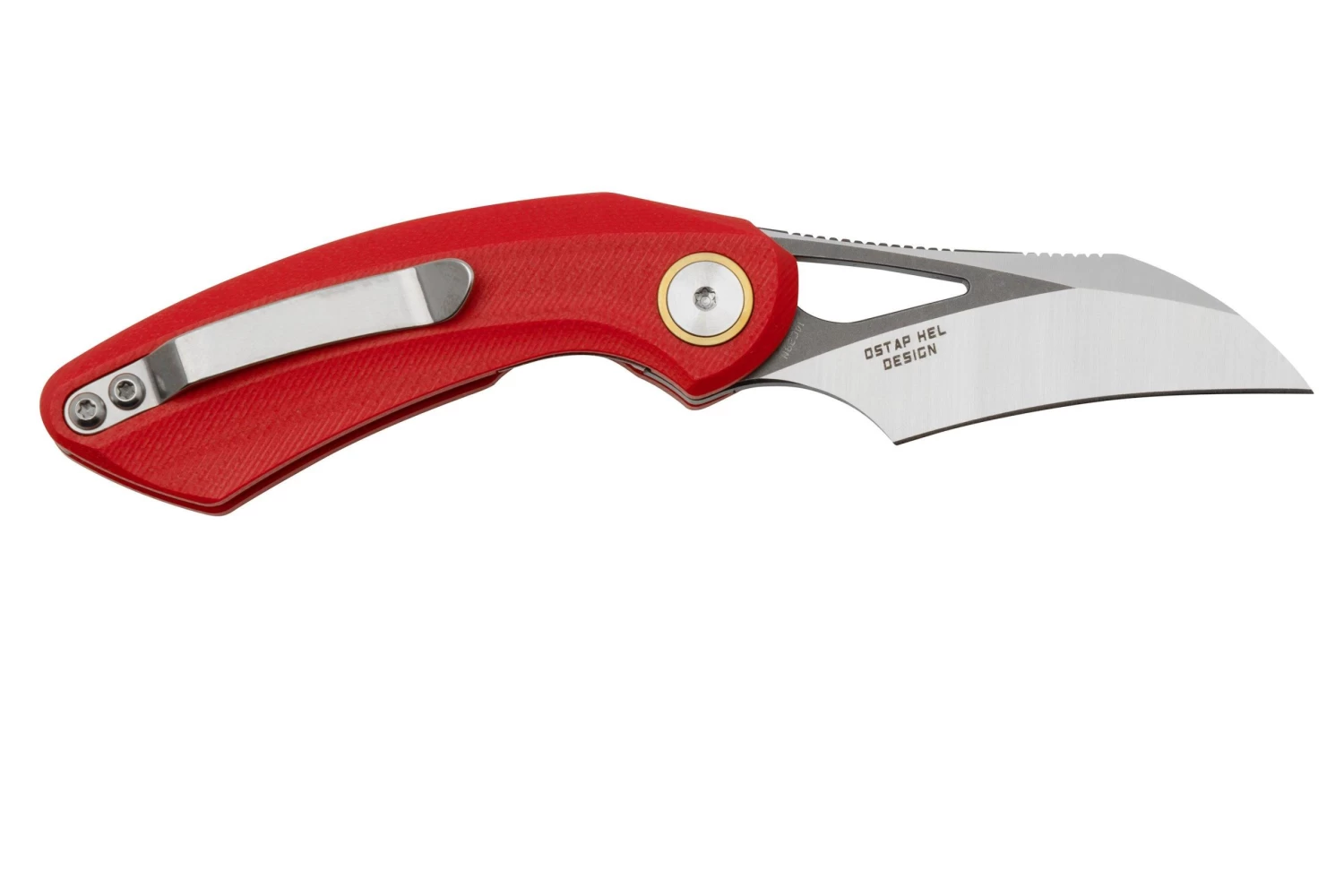 Bestech Bihai Gris DLC Satin Stonewashed, Red G10 BG53C-2 Navaja, Diseño Ostap Hel - Imagen 2