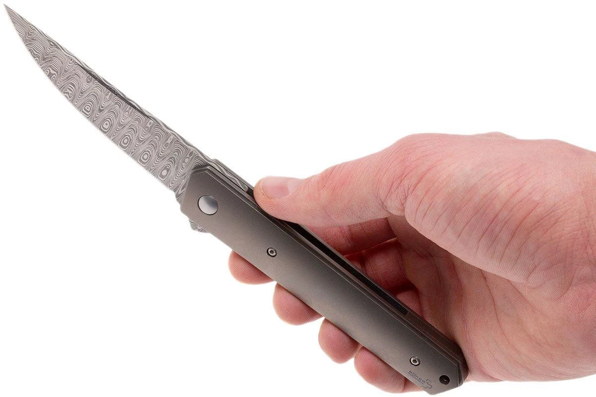 Böker Plus Kwaiken Flipper Damascus 01BO297DAM Navaja - Imagen 8