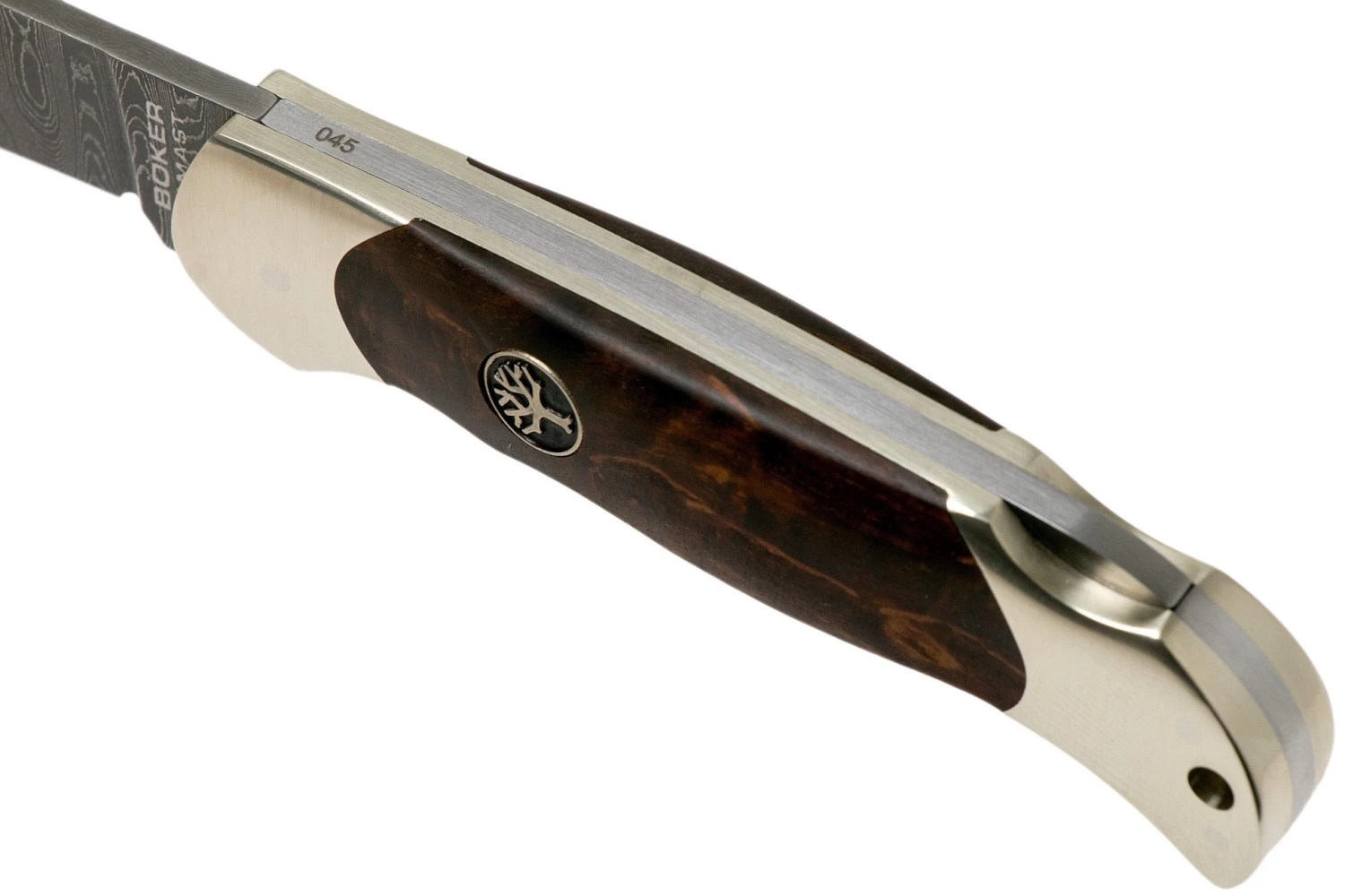 Böker Junior Scout Damast Curly Birch 111920DAM Cuchillo De Caballero - Imagen 7
