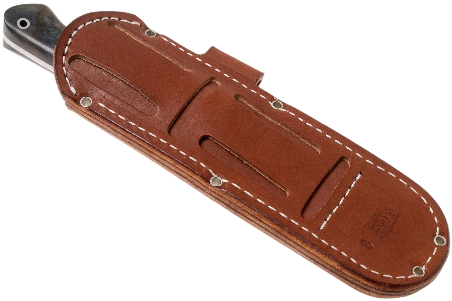 Bark River Aurora A2 Dark Blue Elder Burl, Cuchillo Bushcraft - Imagen 7