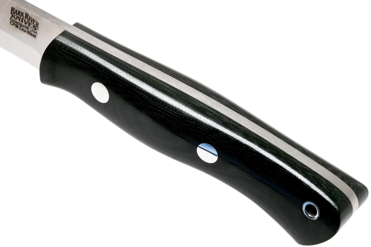 Bark River Aurora Scandi Cru-Wear Black Canvas Micarta - Imagen 5