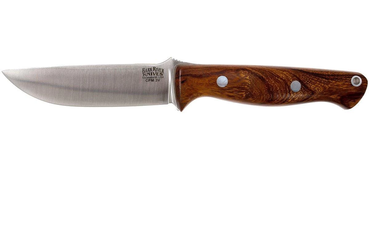 Bark River Gunny CPM 3V, Desert Ironwood, Funda Marrón