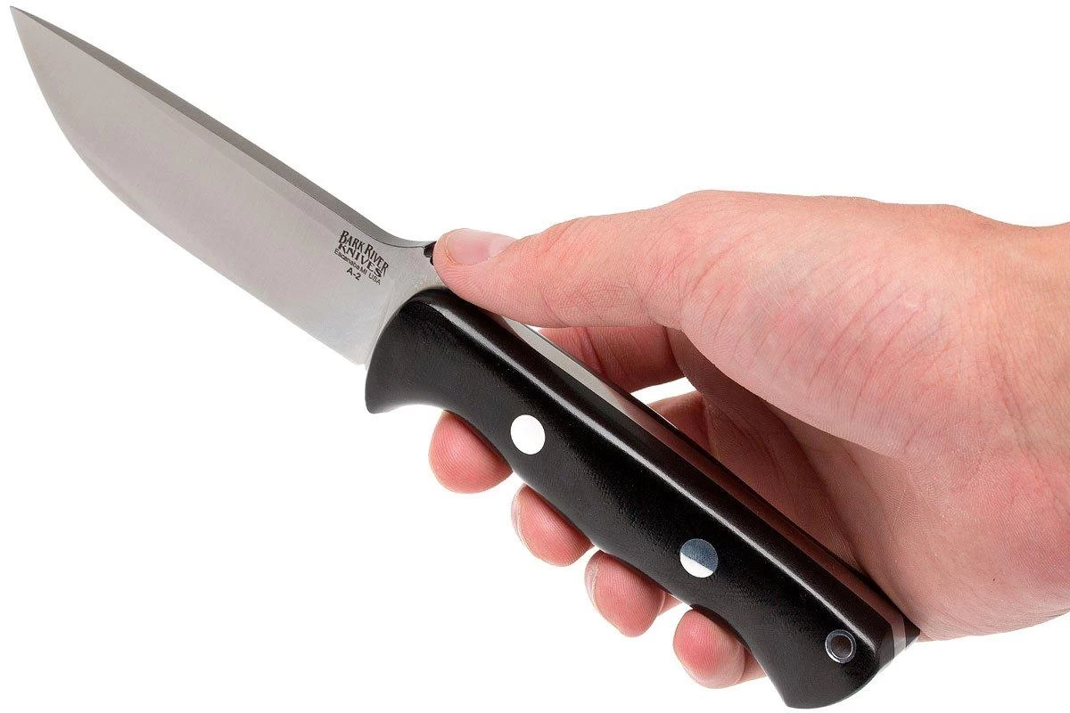 Bark River Bravo 1 A2, Black G10, Funda Marr贸n - Imagen 6