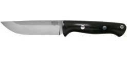 Bark River Bravo 1.2 A2 Black Canvas Micarta Rampless Cuchillo De Exterior