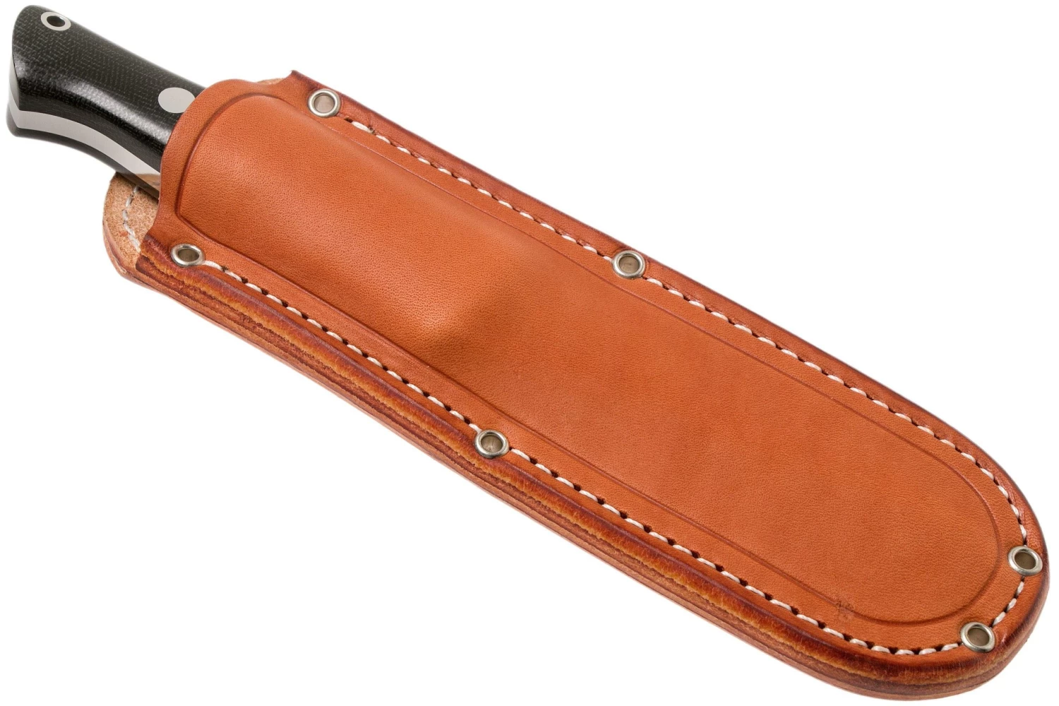 Bark River Bravo 1.2 A2 Black Canvas Micarta Cuchillo De Exterior - Imagen 6