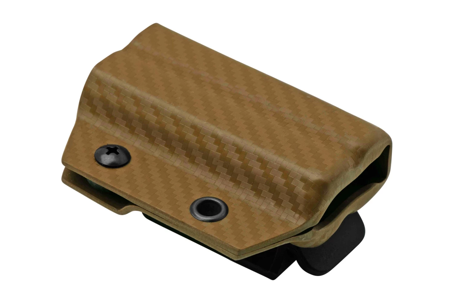 Clip And Carry Kydex Sheath Leatherman Wingman, Sidekick, Rebar, Rev, Carbon Fiber Brown LWING-CF-BRN Funda De Cintur贸n - Imagen 2