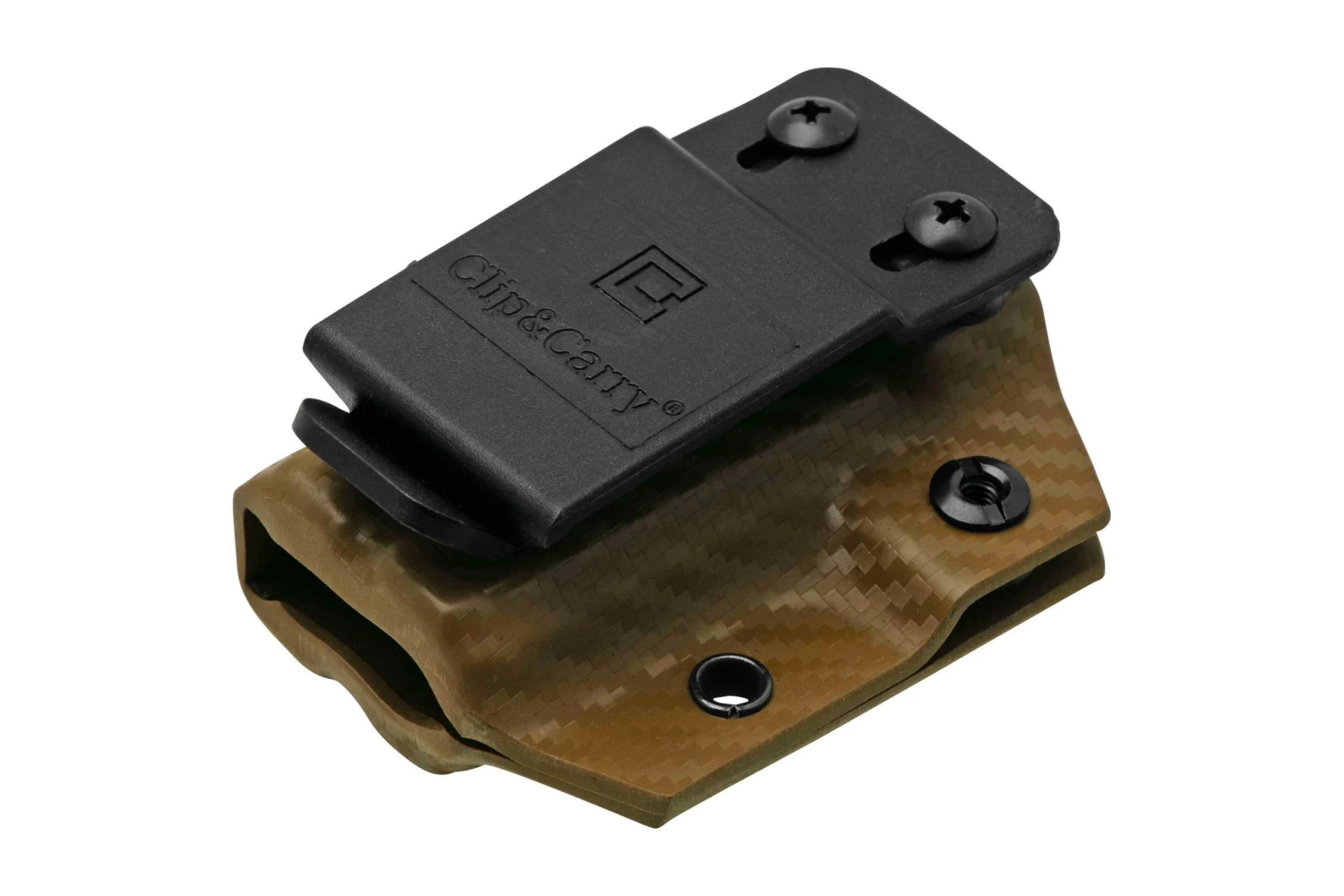 Clip And Carry Kydex Sheath Leatherman Wingman, Sidekick, Rebar, Rev, Carbon Fiber Brown LWING-CF-BRN Funda De Cintur贸n - Imagen 3