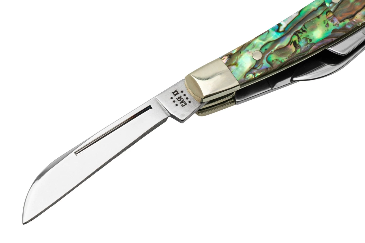 Case Small Congress 12026 Smooth Abalone, Navaja Con Velvet Box - Imagen 3