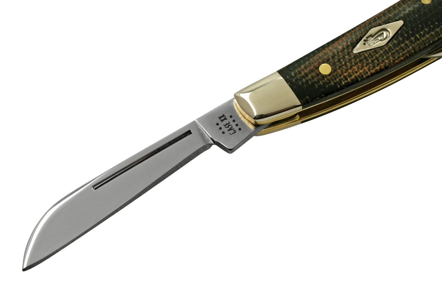 Case Small Congress 23477 Green And Black Micarta, Navaja - Imagen 3