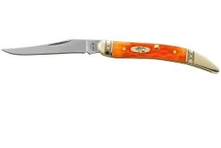 Case Small Texas Toothpick 35817 Crandall Jig Cayenne Bone, Navaja