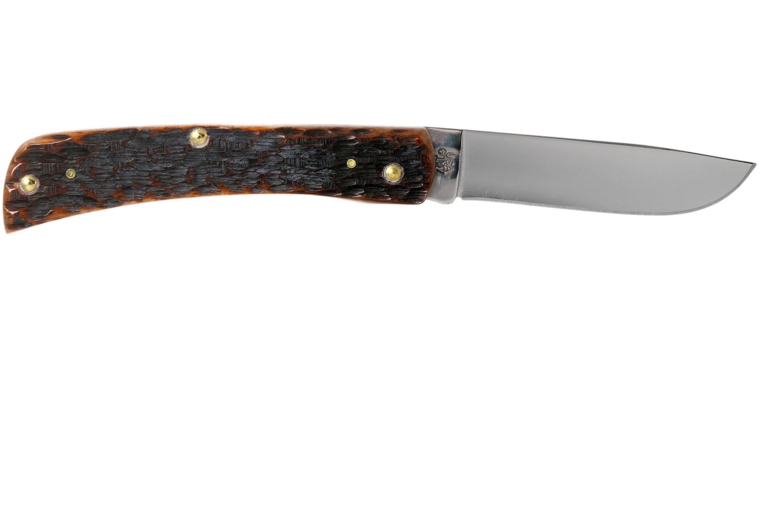 Case Sod Buster Jr Brown Bone, Peach Seed Jig, 42653, 6137 SS Navaja - Imagen 2