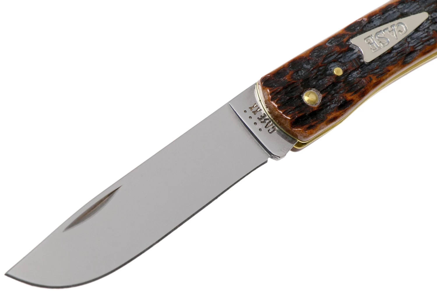 Case Sod Buster Jr Brown Bone, Peach Seed Jig, 42653, 6137 SS Navaja - Imagen 3