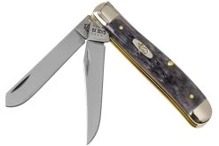 Case Mini Trapper Pocket Worn Grey Bone, Crandall Jig, 58414, 6207 CV Navaja