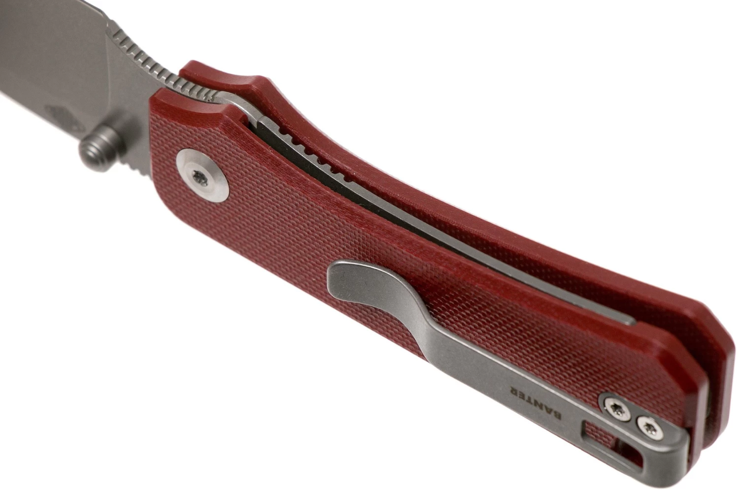 Civivi Baby Banter C19068S-6 Burgundy G10, Stonewashed Navaja, Ben Petersen Design - Imagen 5