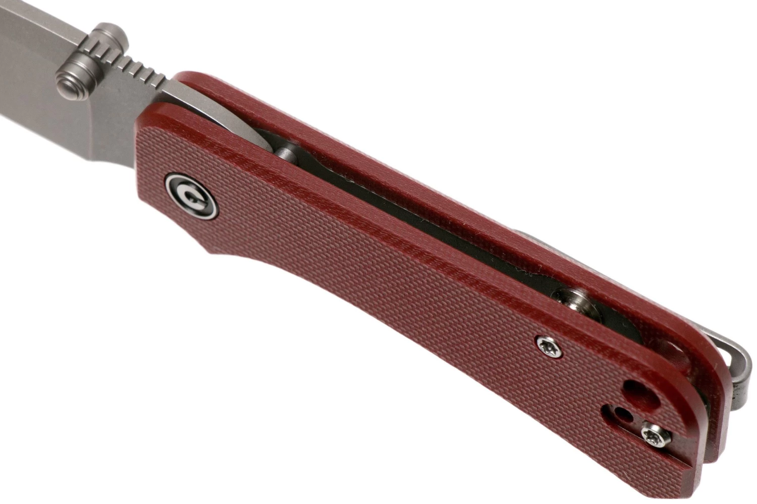 Civivi Baby Banter C19068S-6 Burgundy G10, Stonewashed Navaja, Ben Petersen Design - Imagen 7