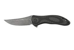 Civivi Synergy 3 C20075A-DS1 Damascus, Black G10, Fibra De Carbono Navaja, Diseño Jim O'Young