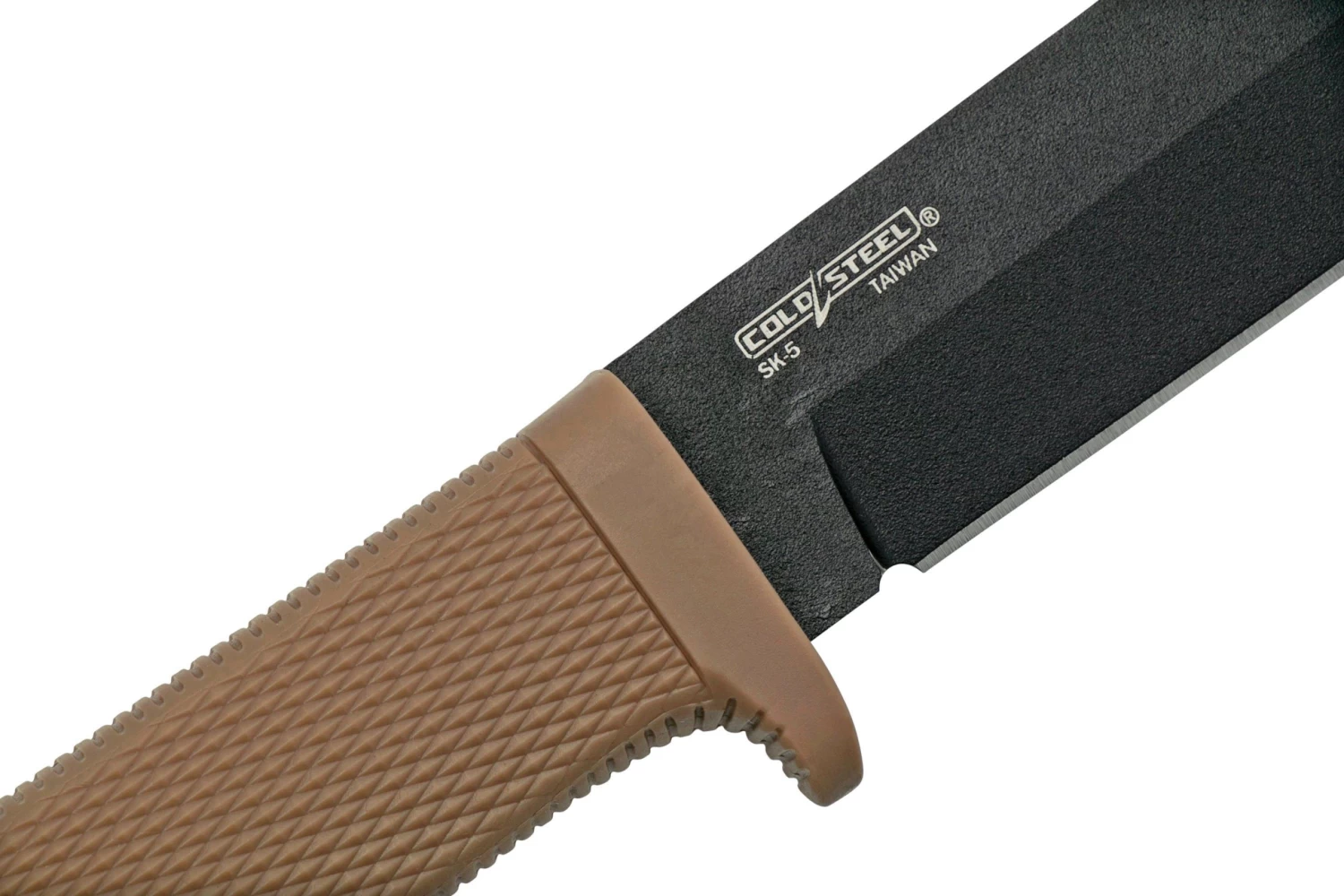 Cold Steel SRK Compact 49LCKDDTBK Desert Tan, Cuchillo De Supervivencia - Imagen 5