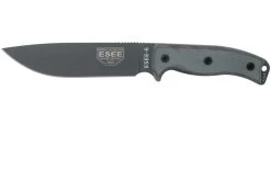 ESEE Model 6 Tactical Gunsmoke, Grey Handle 6P-TG Con Funda Negra + Clip De Cinturón