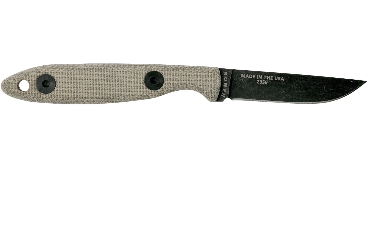 ESEE Camp-Lore CR 2.5 Black Oxide Coating Cuchillo Fijo, Cody Rowen Design - Imagen 2