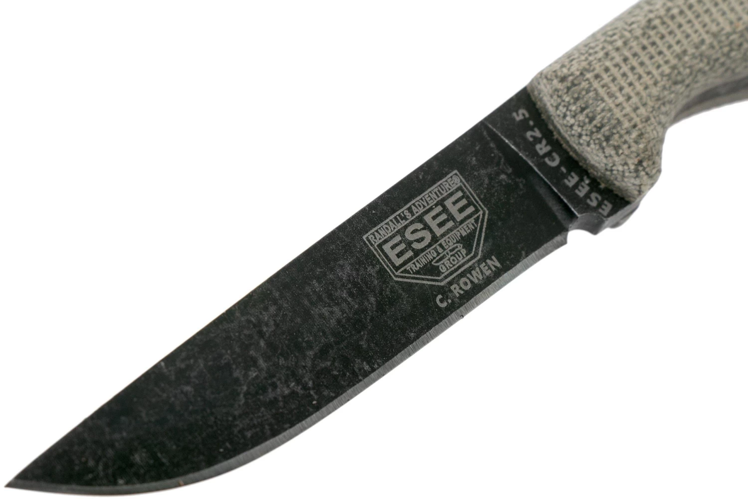 ESEE Camp-Lore CR 2.5 Black Oxide Coating Cuchillo Fijo, Cody Rowen Design - Imagen 3