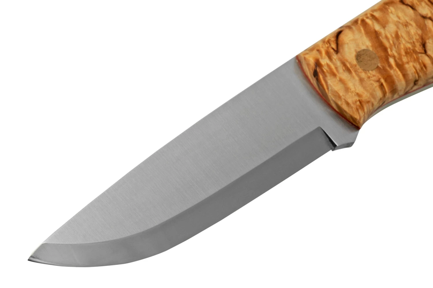 Brisa Trapper 95, N690Co Scandi, Stabilized Curly Birch, Cuchillo Fijo - Imagen 3