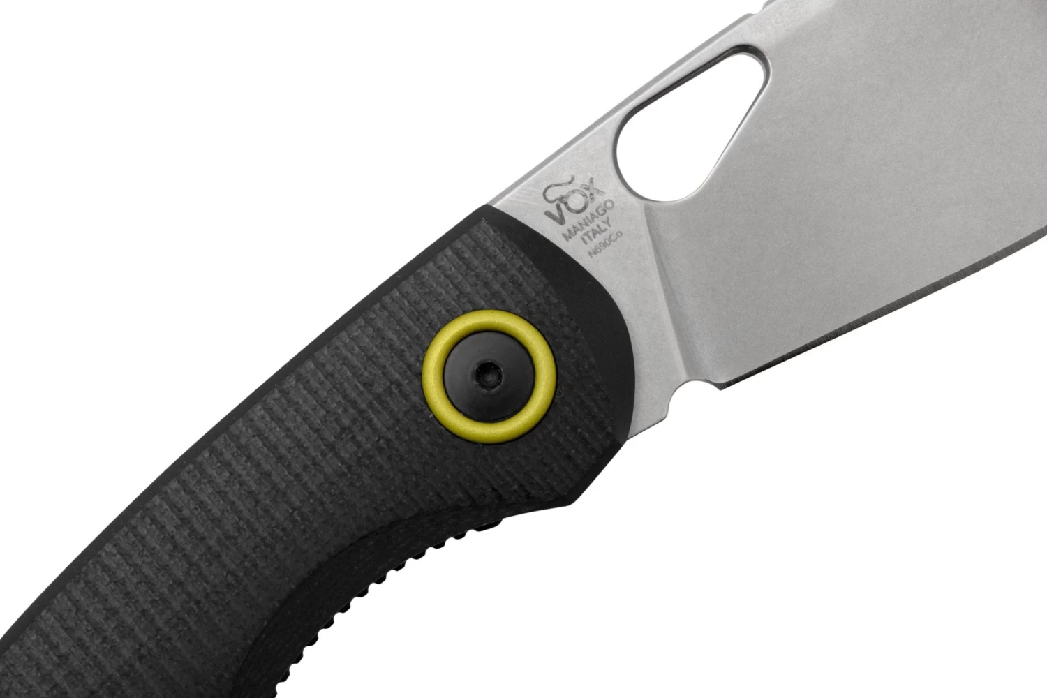 Fox Chilin FX-530-G10B Stonewashed N690, Black G10 Navaja, Diseño Jesper Voxnaes - Imagen 5