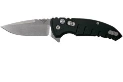 Hogue X1 Microflip Black Droppoint Navaja 24170, Allen Elisheblancoz Design