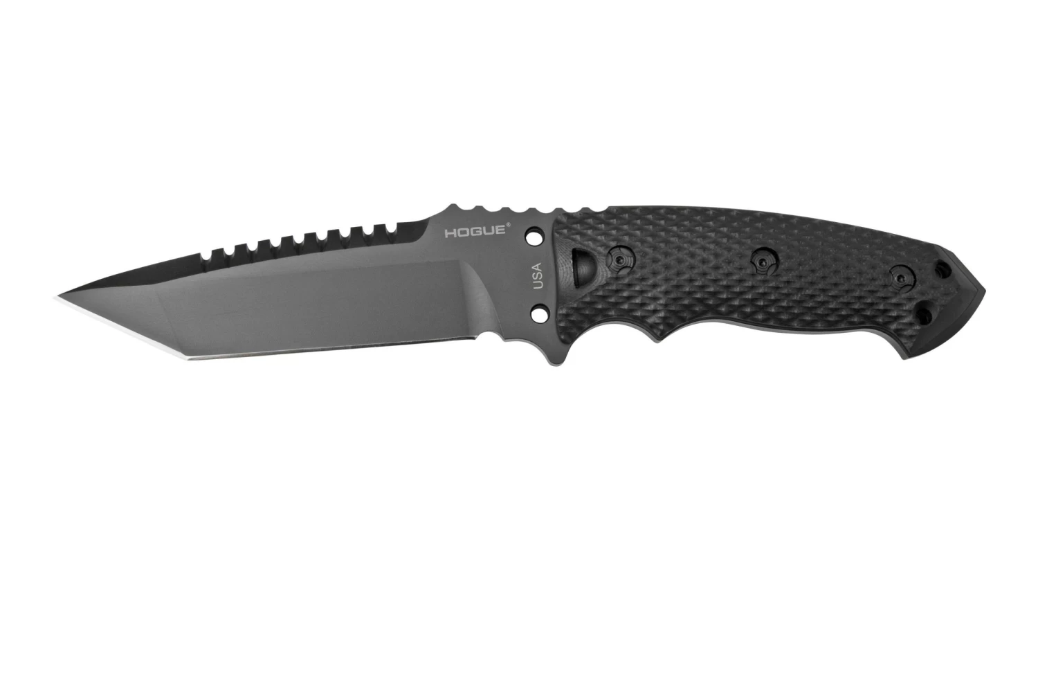 Hogue EX-F01 5.5" Tanto Black G10, Acero A2, 35129 Cuchillo Fijo