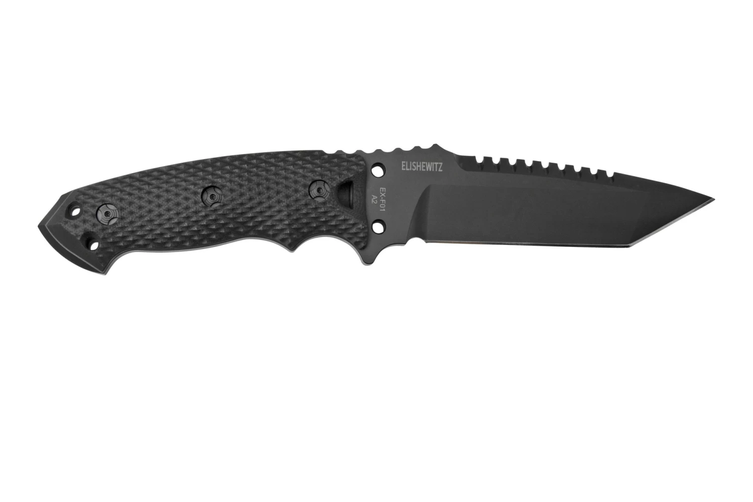 Hogue EX-F01 5.5" Tanto Black G10, Acero A2, 35129 Cuchillo Fijo - Imagen 2