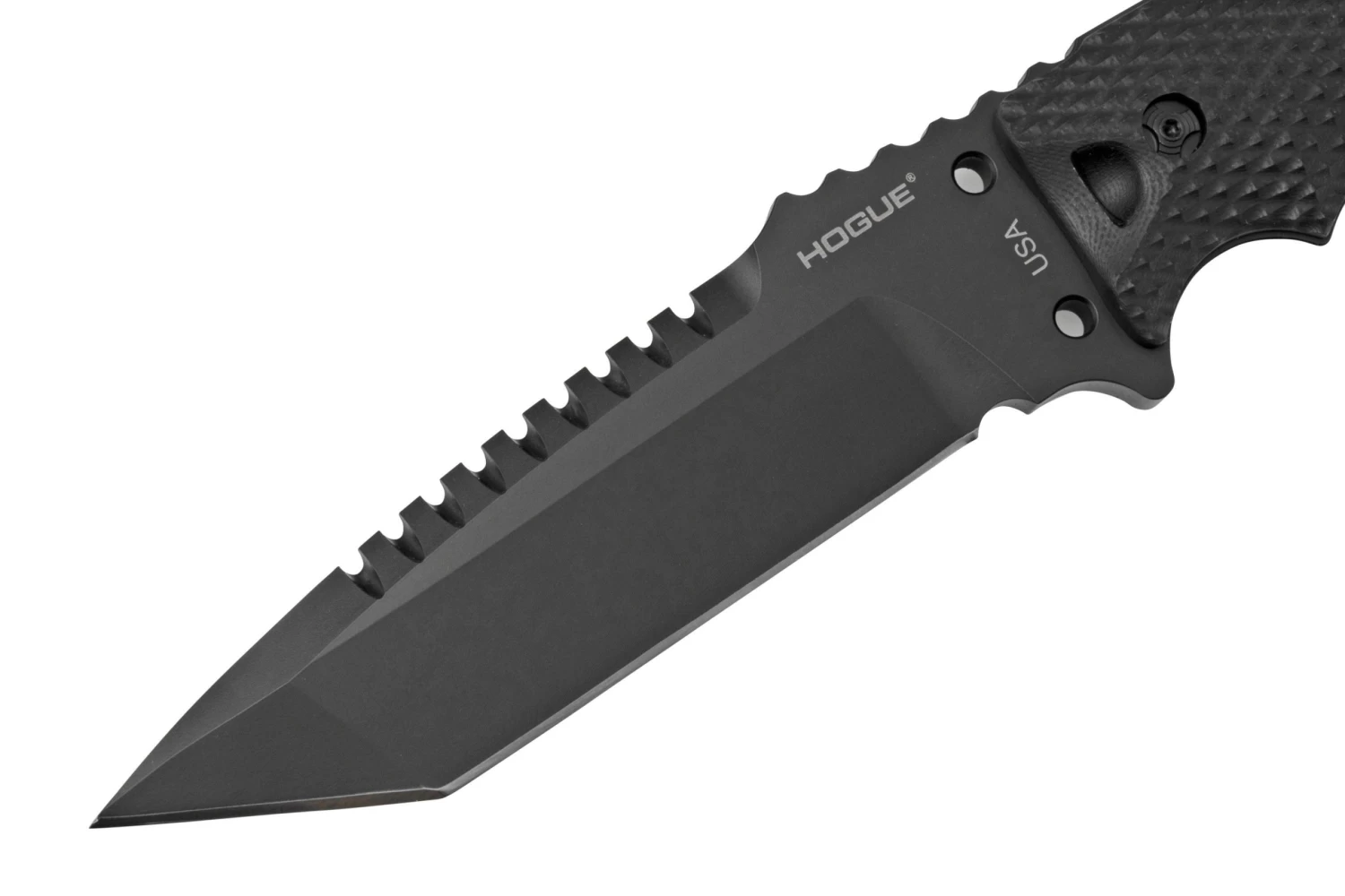 Hogue EX-F01 5.5" Tanto Black G10, Acero A2, 35129 Cuchillo Fijo - Imagen 3