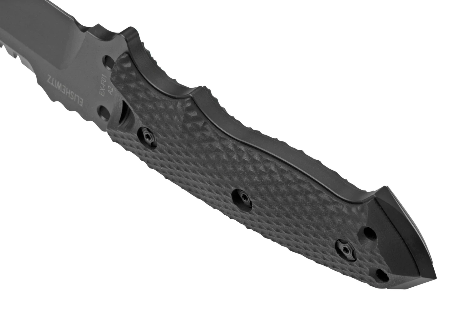Hogue EX-F01 5.5" Tanto Black G10, Acero A2, 35129 Cuchillo Fijo - Imagen 4