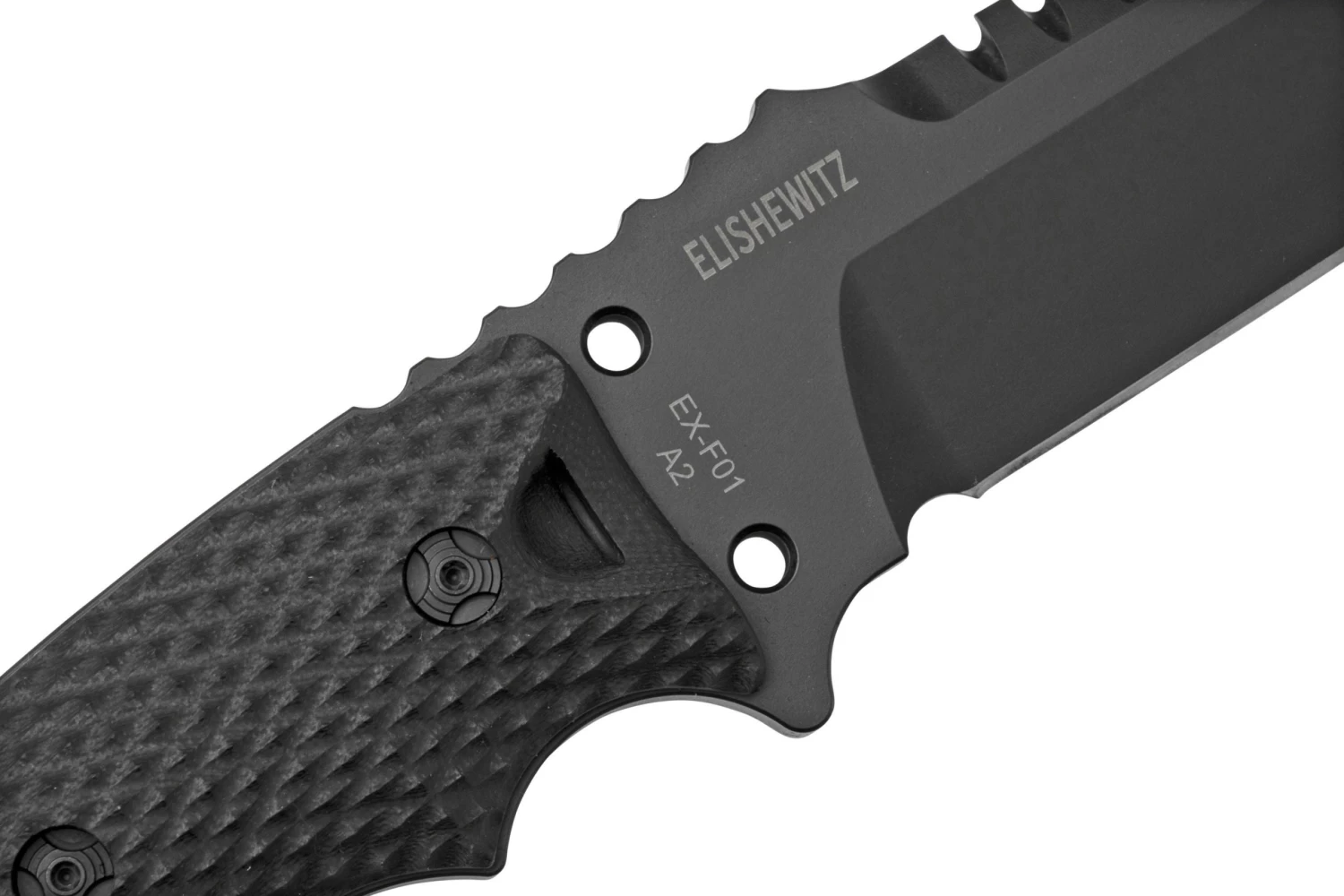 Hogue EX-F01 5.5" Tanto Black G10, Acero A2, 35129 Cuchillo Fijo - Imagen 5