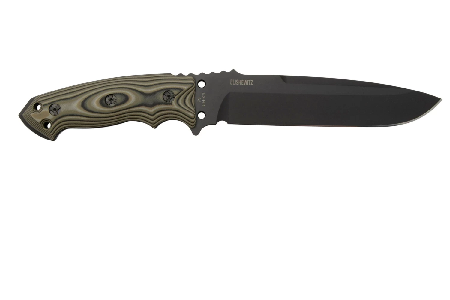 Hogue EX-F01 7" G-Mascus Green, A2-staal, 35158 Cuchillo Fijo - Imagen 2