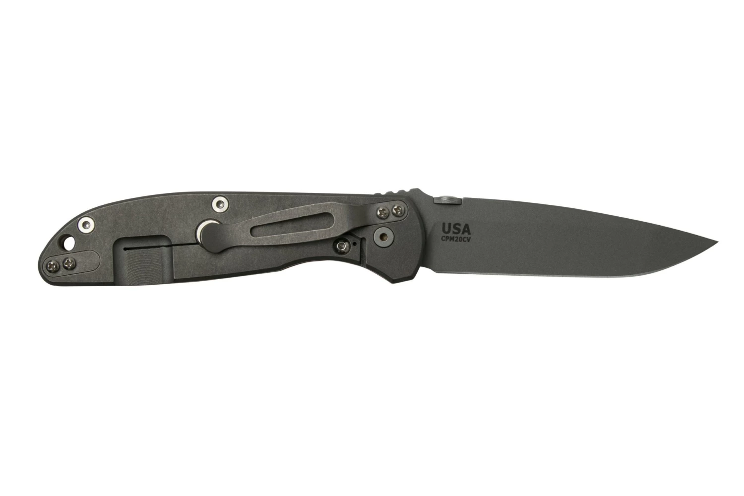 Rick Hinderer FireTac Spanto Acid Stonewash, Working Finish Orange G10, Navaja - Imagen 2