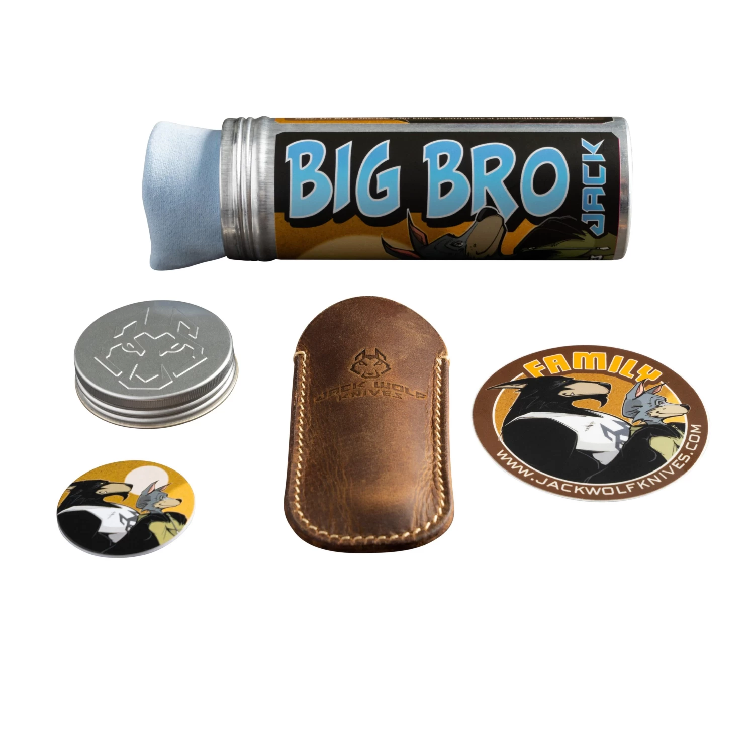 Jack Wolf Big Bro Jack BIGBR-01-BLK Canvas Micarta Black, Navaja - Imagen 7