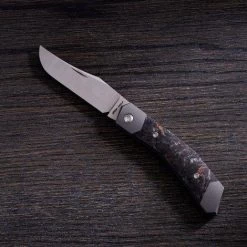 Jack Wolf Cyborg Jack CYBO-01-CDMO Fat Carbon Dark Matter Orange, Navaja Slipjoint