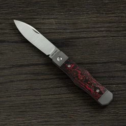 Jack Wolf Vampire Jack VAMPI-01-FCLF Fat Carbon Lava Flow Navaja Slipjoint