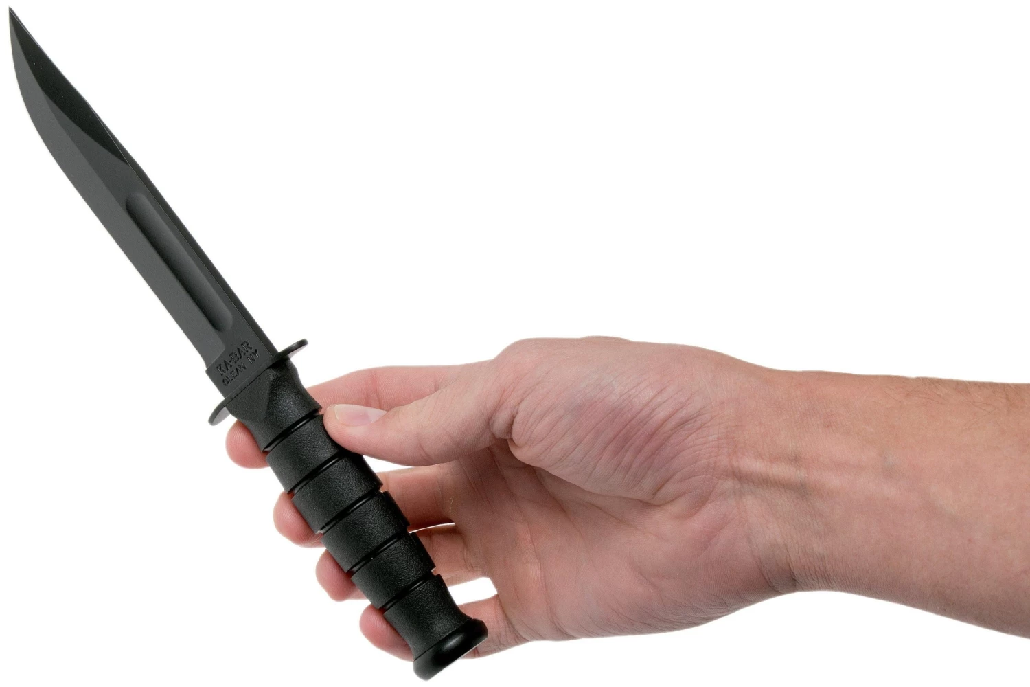 KA-BAR Short 1256, Cuchillo Fijo, Funda De Cuero - Imagen 6