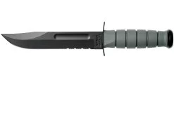 KA-BAR 5012 Foliage Green, Borde Dentado, Kraton, Plástico Funda