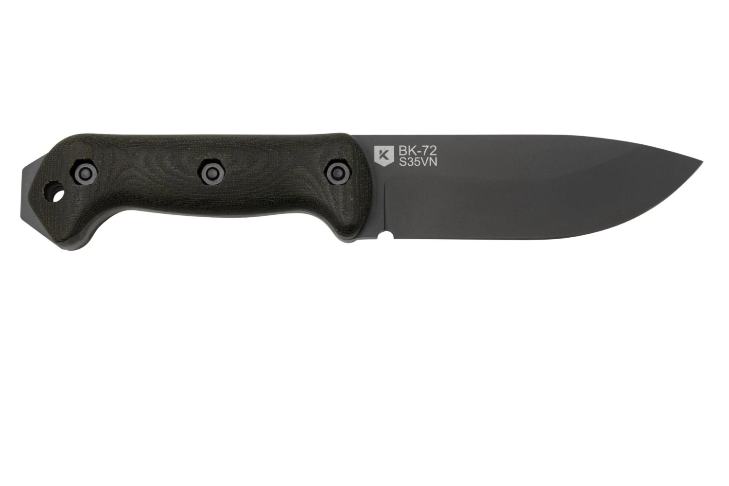 KA-BAR Becker BK72 Black DLC CPM S35VN Knivesandtools Exclusive, Cuchillo De Supervivencia - Imagen 2