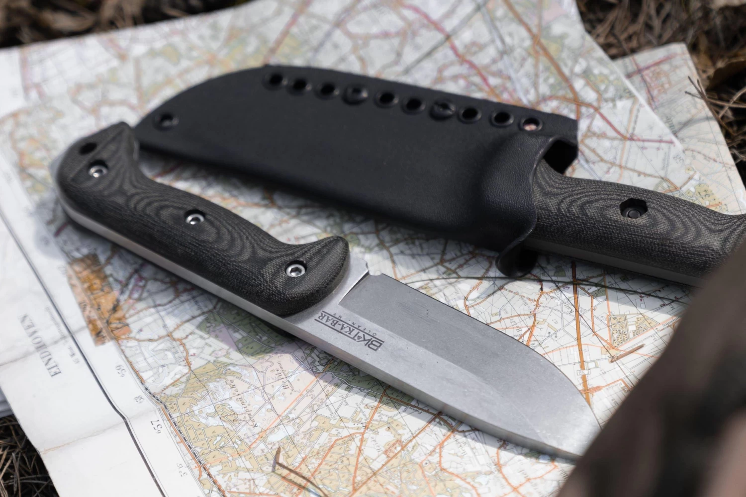 KA-BAR Becker BK72 Black DLC CPM S35VN Knivesandtools Exclusive, Cuchillo De Supervivencia - Imagen 8