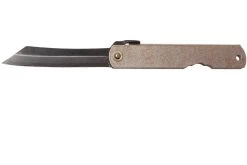 Higonokami Navaja 7,4 Cm KT-HIGO-SPE1, SK-acero Al Carbono, Silver/gold