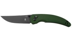 Kizer Vanguard Chili Pepper V3601A1, CPM 3V, Green Aluminum Navaja, Diseño Swaggs
