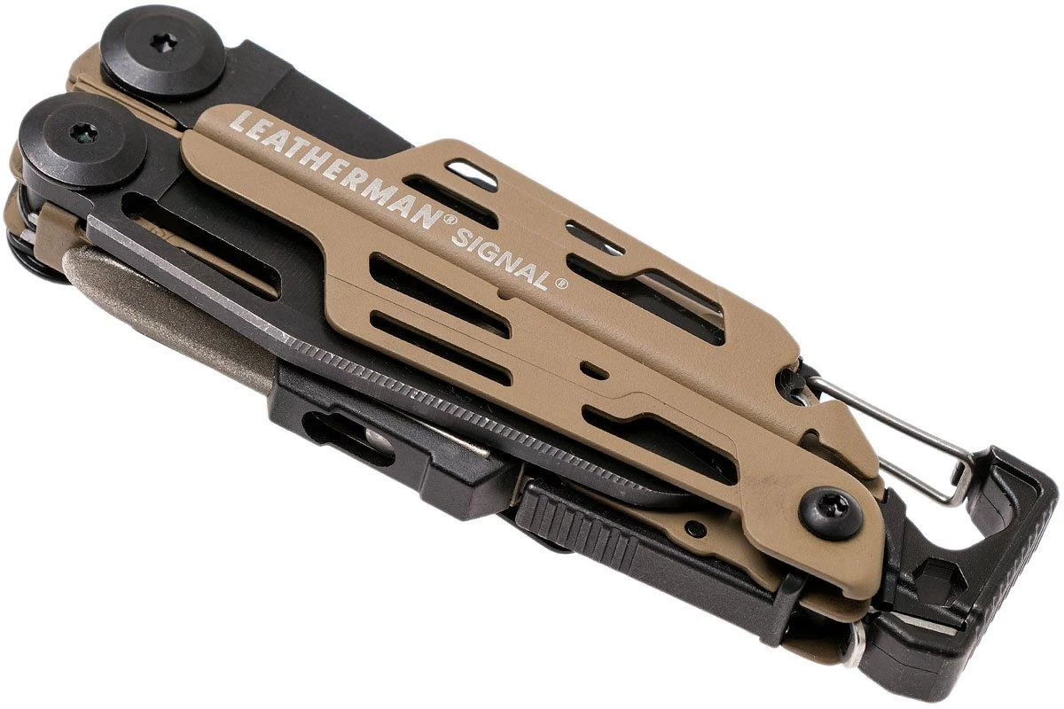 Leatherman Signal Coyote Supervivencia Multiherramienta, Funda De Nailon - Imagen 4
