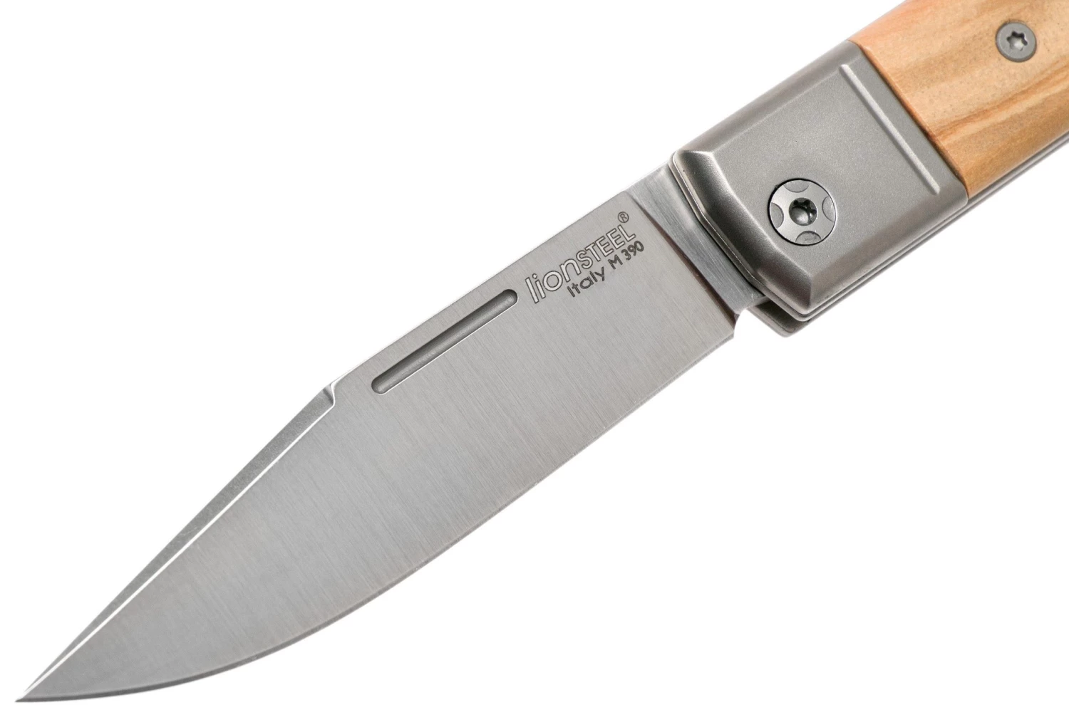 LionSteel BestMan BM1 UL Olive Navaja Slipjoint - Imagen 3
